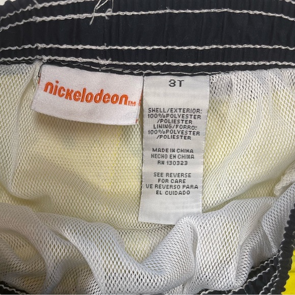 Nickelodeon Sponge Bob Squarepants Swim Trunks - Size 3T - Picture 5 of 5